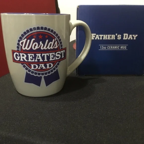 World’s GREATEST DAD (NEW) 12oz ceramic mug, Microwave/ Dishwasher safe - Picture 1 of 11